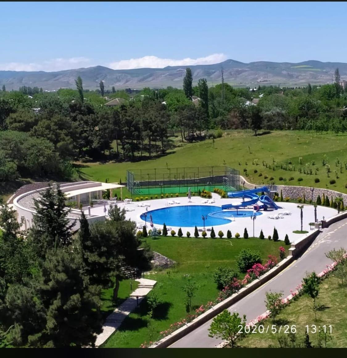 Ayan Palace Hotel Tovuz Exterior foto