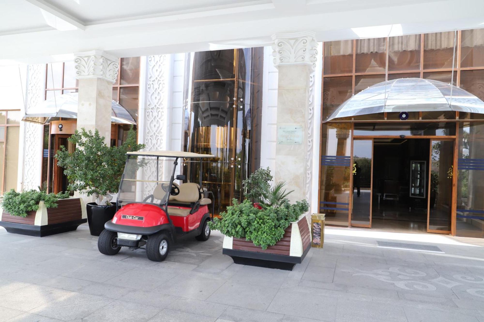 Ayan Palace Hotel Tovuz Exterior foto